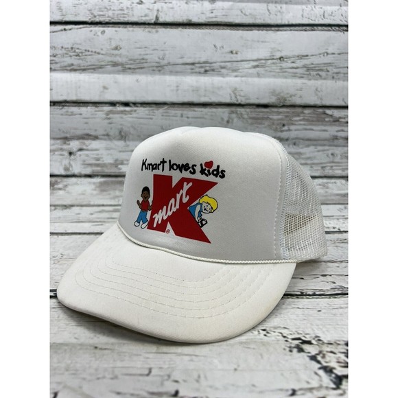 HaT Accessories Vintage Kmart Kmart Loves Kids Logo Foam Lined Mesh